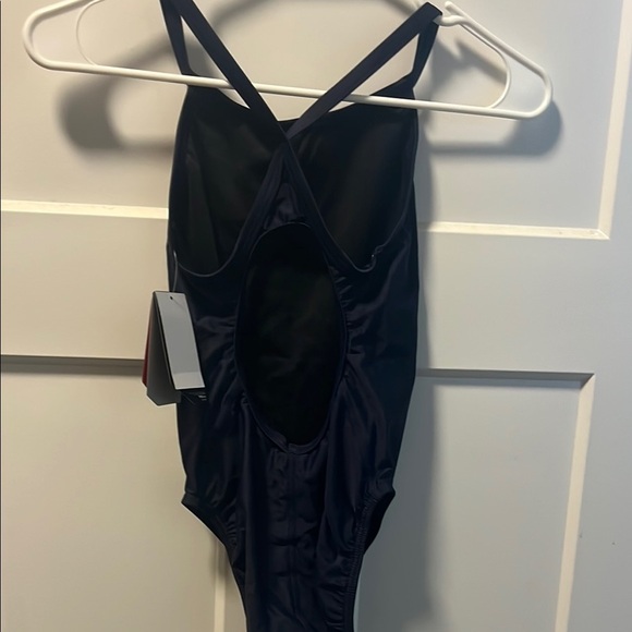 TYR Women's Navy One Piece Swimsuit - Picture 6 of 6